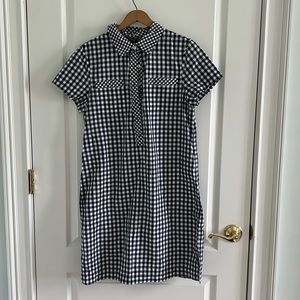 Vineyard Vines Blue Check Collared shirt dress